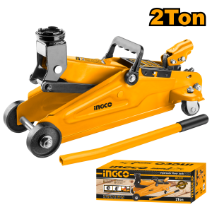 Ingco 2 Ton (4,000 lb) Capacity Floor Jack Ergonomic Design Simple design for ease of use and maintenance. Integrated carry handle design is convenient and easy to lift and place Ingco 2 Ton (4,000 lb) Capacity Floor Jack Ergonomic Design Simple design for ease of use and maintenance. Integrated carry handle design is convenient and easy to lift and place